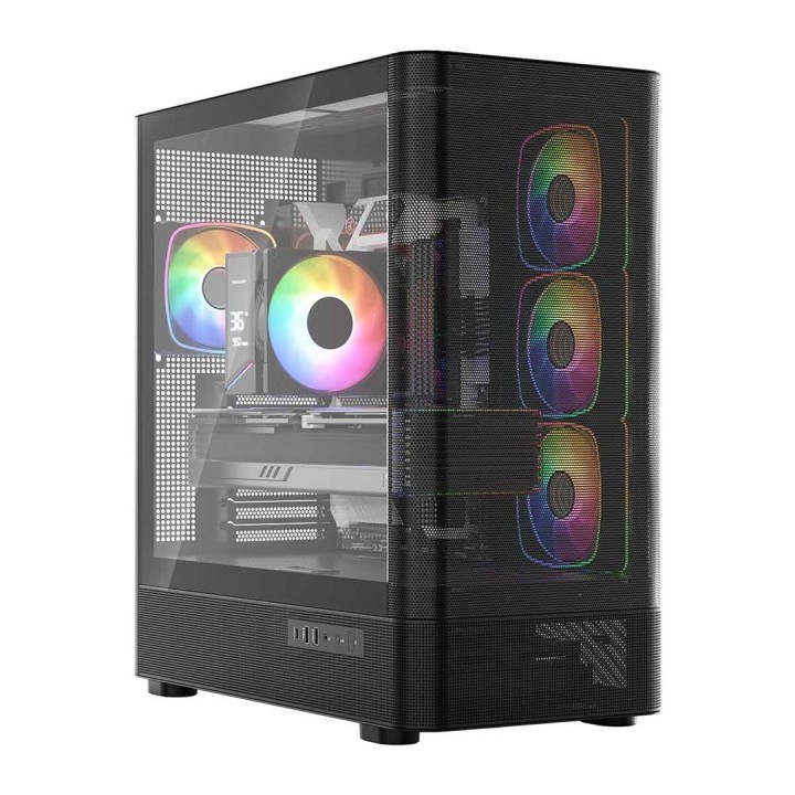 MODECOM Volcano Volcano AQ300 ARGB midi nero