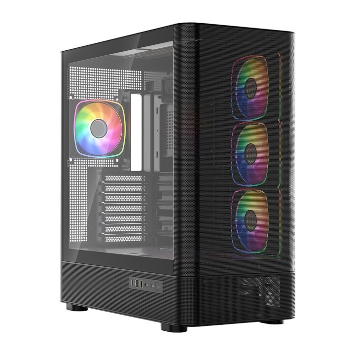 MODECOM Volcano Volcano AQ300 ARGB midi nero