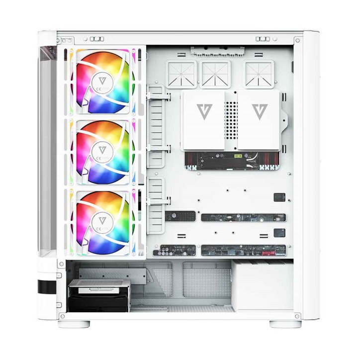 MODECOM Volcano Volcano AQ100 ARGB midi bianco