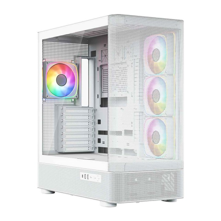 MODECOM Volcano Volcano AQ300 ARGB midi bianco
