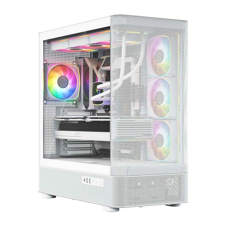MODECOM Volcano Volcano AQ300 ARGB midi bianco