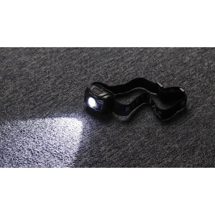 Montis Lampada frontale ricaricabile con sensore MT001 nero LED