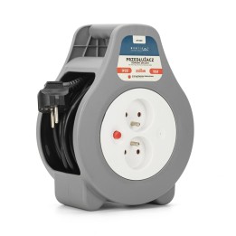 Montis Prolunga domestica avvolgibile 10m MT189 2 AC outlet(s)