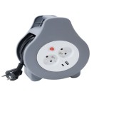 Montis Prolunga domestica avvolgibile con USB 10m MT188 2 AC outlet(s)