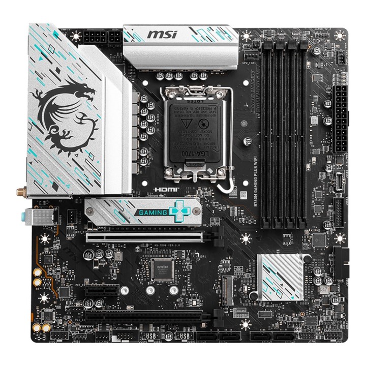 MSI B760M GAMING PLUS WIFI scheda madre Intel B760 LGA 1700 micro ATX