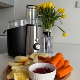 MPM MSO-18-M Estrattore di succo 1000 W Nero Argento