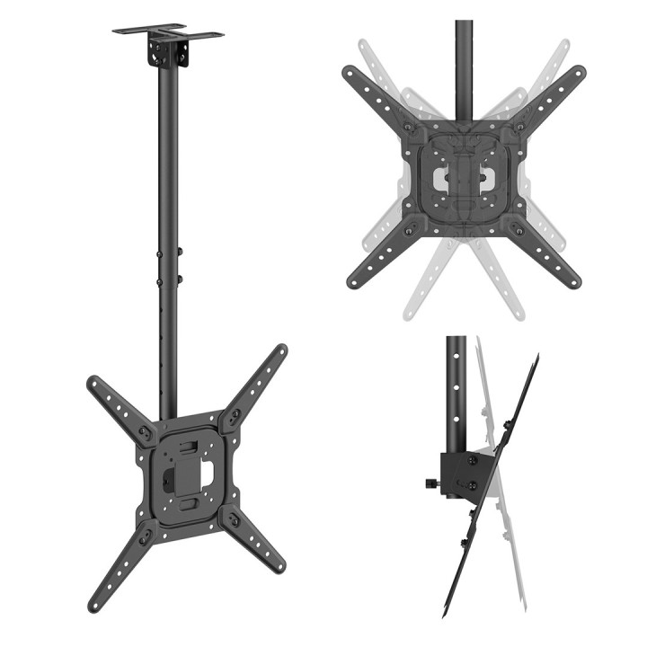 Maclean Supporto a soffitto per TV carico massimo 35 kg 23–55 max VESA 400x400 MC-174