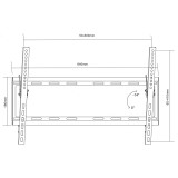 MACLEAN MC-605 TV supporto 32-80 MACLEAN MC-605 MAX VESA 600X400 55KG