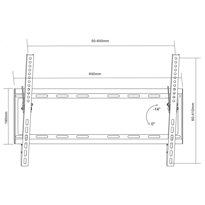 MACLEAN MC-605 TV supporto 32-80 MACLEAN MC-605 MAX VESA 600X400 55KG