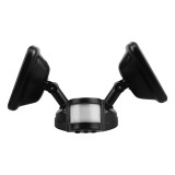 Maclean LED lampada a parete con sensore PIR 20W 1500lm IP65 bianco neutro 4000K nero MCE524 B