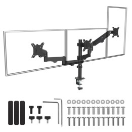 Maclean 3 staffa per monitor molla a gas 17 -27 2-8kg nero MC-137