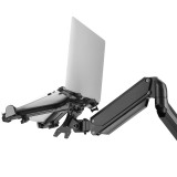 MACLEAN MC-836 supporto per laptop regolabile compatibile con bracci per monitor