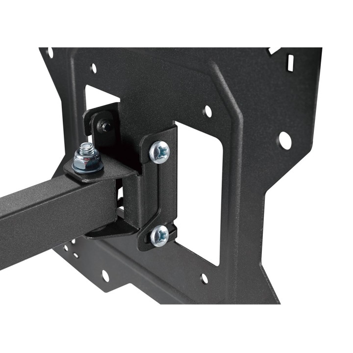 Maclean MC-700N TV supporto monitor universale a parete max VESA 200x20 23 -43 30kg nero estensibile inclinabile per TV piccoli