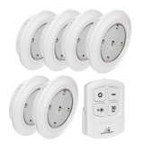Maclean Energy MCE165 Telecomando set lampade LED AAA Battieries 6 pezzi nel set