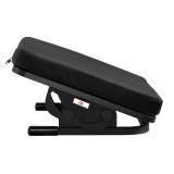 Maclean MC-460 poggiapiedi ergonomico regolabile infinitamente sotto scrivania cuscino rimovibile ammortizzato