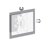 Maclean MC-501A Staffa universale a parete TV 23-42 fino a 30kg vesa 200x200 nero
