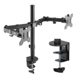 Maclean MC-884 supporto/stand per monitor 81.3 cm (32 ) nero da scrivania