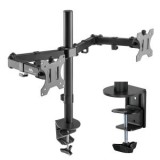 Maclean MC-884 supporto/stand per monitor 81.3 cm (32 ) nero da scrivania