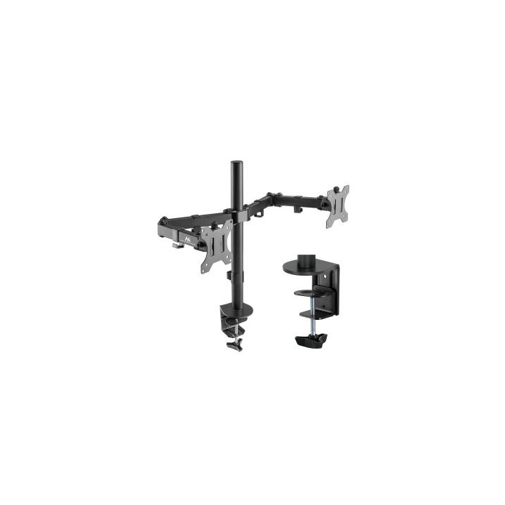 Maclean MC-884 supporto/stand per monitor 81.3 cm (32 ) nero da scrivania