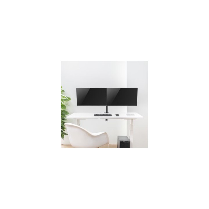 Maclean MC-884 supporto/stand per monitor 81.3 cm (32 ) nero da scrivania