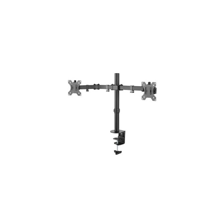 Maclean MC-884 supporto/stand per monitor 81.3 cm (32 ) nero da scrivania