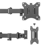 Maclean MC-884 supporto/stand per monitor 81.3 cm (32 ) nero da scrivania