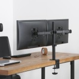Maclean MC-884 supporto/stand per monitor 81.3 cm (32 ) nero da scrivania