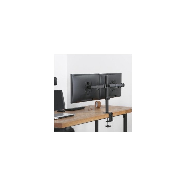 Maclean MC-884 supporto/stand per monitor 81.3 cm (32 ) nero da scrivania