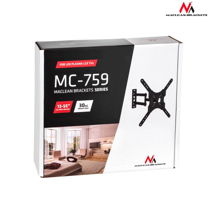 Maclean MC-759 TV staffa 152 4 cm (60 )
