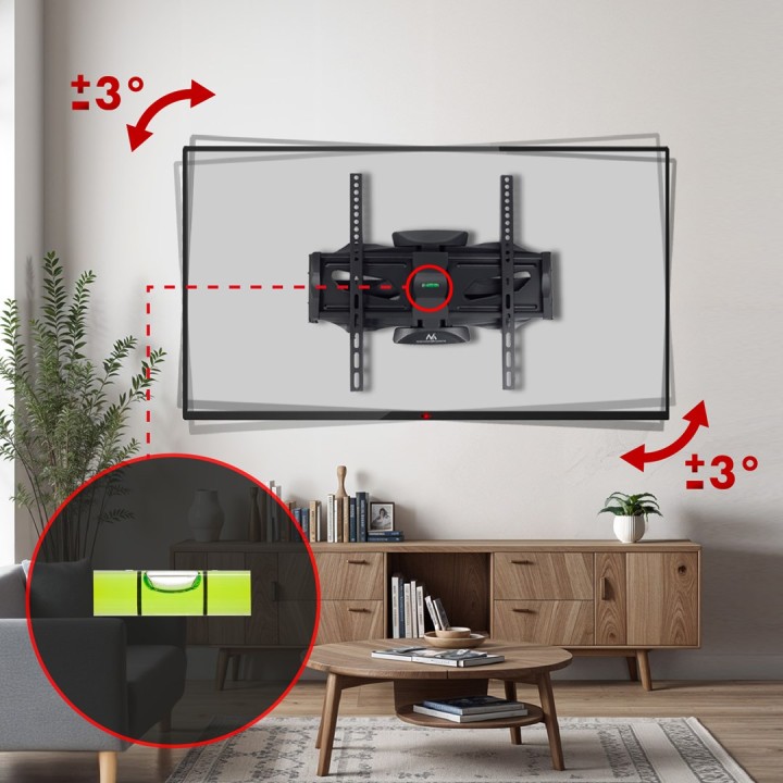 Maclean MC-781 TV staffa 177.8 cm (70 ) nero