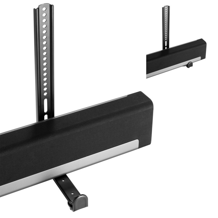 Maclean MC-914 supporto soundbar universale speaker sotto TV fino a 15kg VESA risparmio spazio
