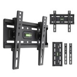 Maclean TV supporto / staffa max VESA 200x200 13-43 fino a 45 kg nero regolazione inclinazione +2°–-10° MC-189