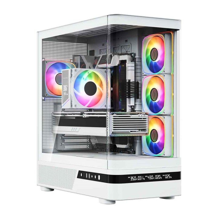 MODECOM Volcano Volcano AQ200 ARGB midi bianco