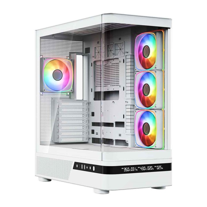 MODECOM Volcano Volcano AQ200 ARGB midi bianco