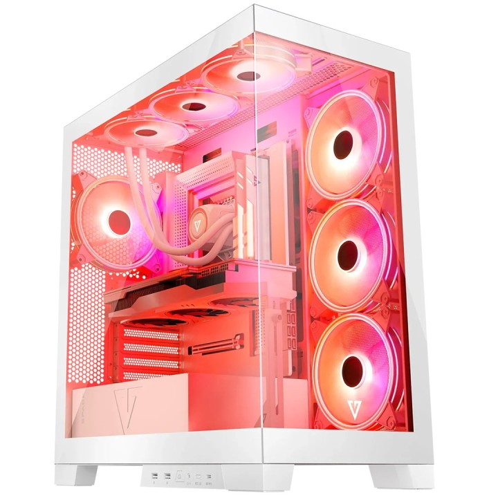 Modecom Volcano SPACE APEX ARGB MIDI tower midi bianco