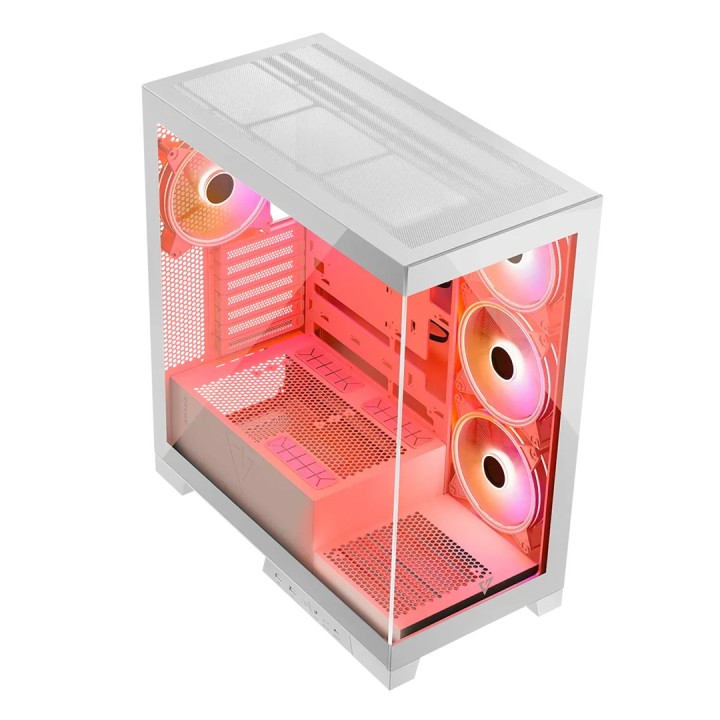 Modecom Volcano SPACE APEX ARGB MIDI tower midi bianco