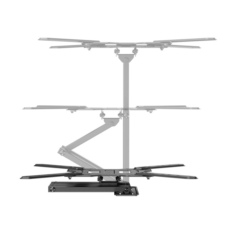 Maclean TV supporto / staffa per monitor max 23–65 carico massimo 30 kg universale max VESA 400x400 MC-759 N