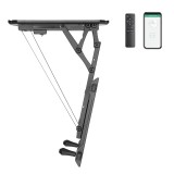 Maclean supporto motorizzato per TV TUYA a soffitto max VESA 600x400 per pareti inclinate telecomando 32 -70 35kg MC-880T