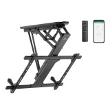 Maclean supporto motorizzato per TV TUYA a soffitto max VESA 600x400 per pareti inclinate telecomando 32 -70 35kg MC-880T