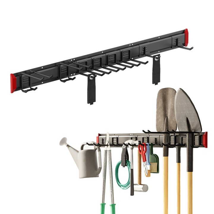 Maclean Organizer da parete per attrezzi in acciaio carico massimo 228 kg larghezza 1222 mm MC-179