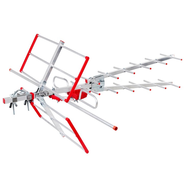 Maclean TV Sytems MCTV-855A Antenna terrestre direzionale per TV HD Standard esterna DVB-T/T2 H.265 HEVC