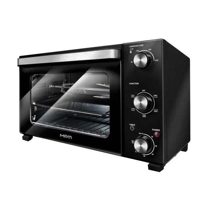 Forno elettrico MPM MPE-17/T 48 L 1800 W Nero