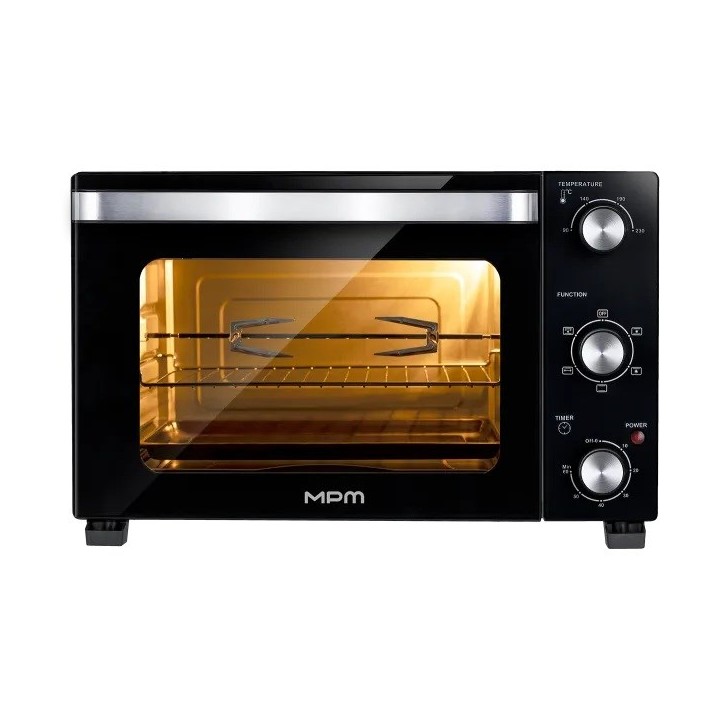 Forno elettrico MPM MPE-17/T 48 L 1800 W Nero