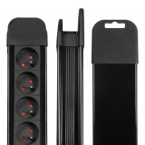 Maclean Multipresa 10 prese cavo di prolunga 2 interruttori protezione e indicazione sovraccarico 3680W MCE10