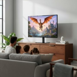 Maclean supporto universale TV per mobile RTV max. 35 kg 20 gradi rotazione per 32-55 TV MC-132