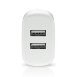 Caricabatterie EVERACTIVE 2 x USB 2.4A bianco