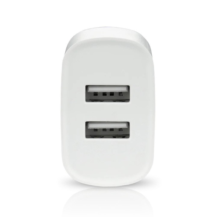 Caricabatterie EVERACTIVE 2 x USB 2.4A bianco