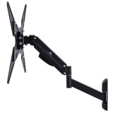 Supporto TV o monitor nero Maclean MC-784 molla a gas 32 -55 22kg 2 braccia