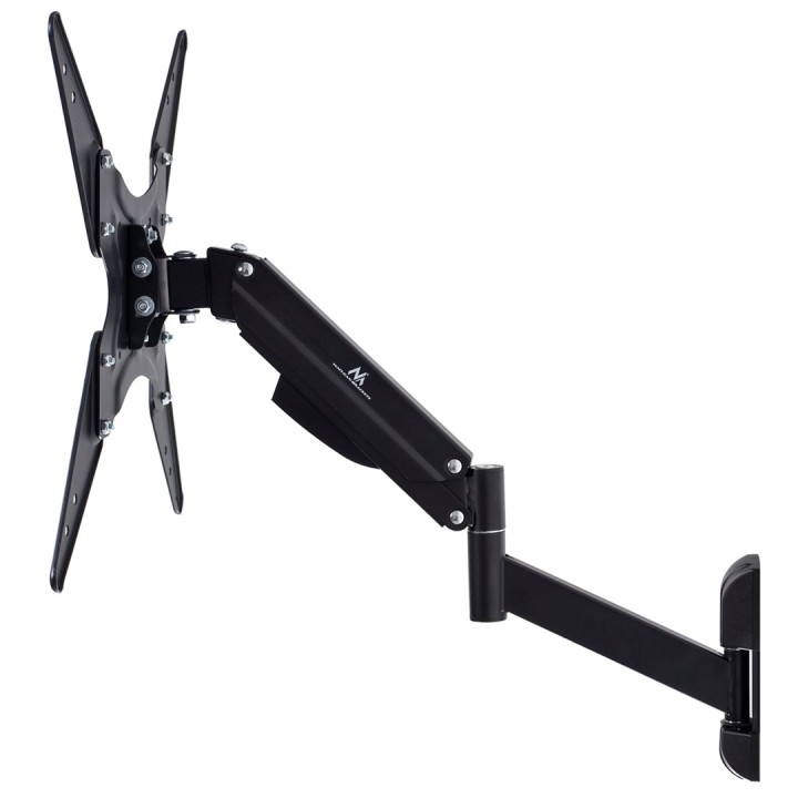 Supporto TV o monitor nero Maclean MC-784 molla a gas 32 -55 22kg 2 braccia