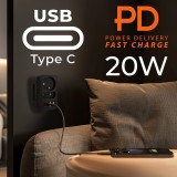 Maclean presa di corrente x2 + 4xUSB multipresa con 2 prese 2xUSB A 2xUSB C PD 20W 1x16A + 1x6A MCE249 F/B